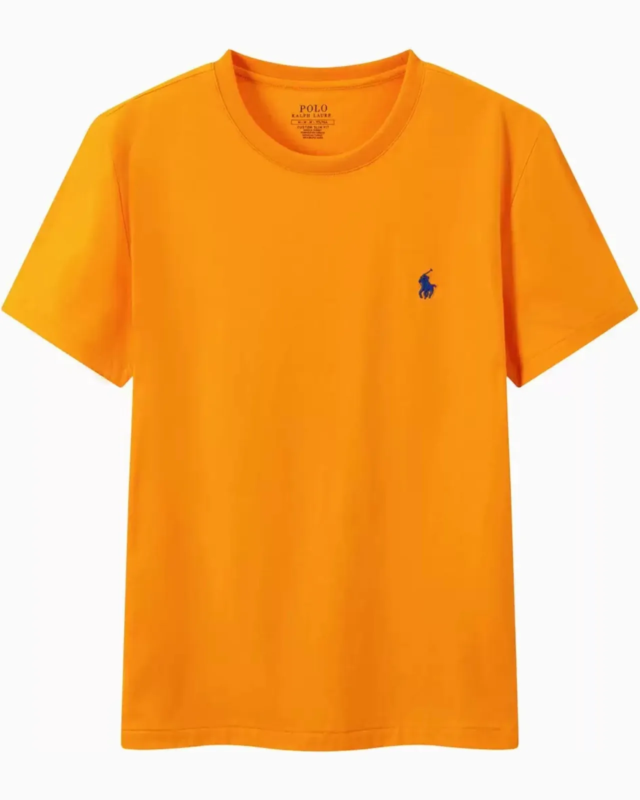 Laranja com Símbolo azul