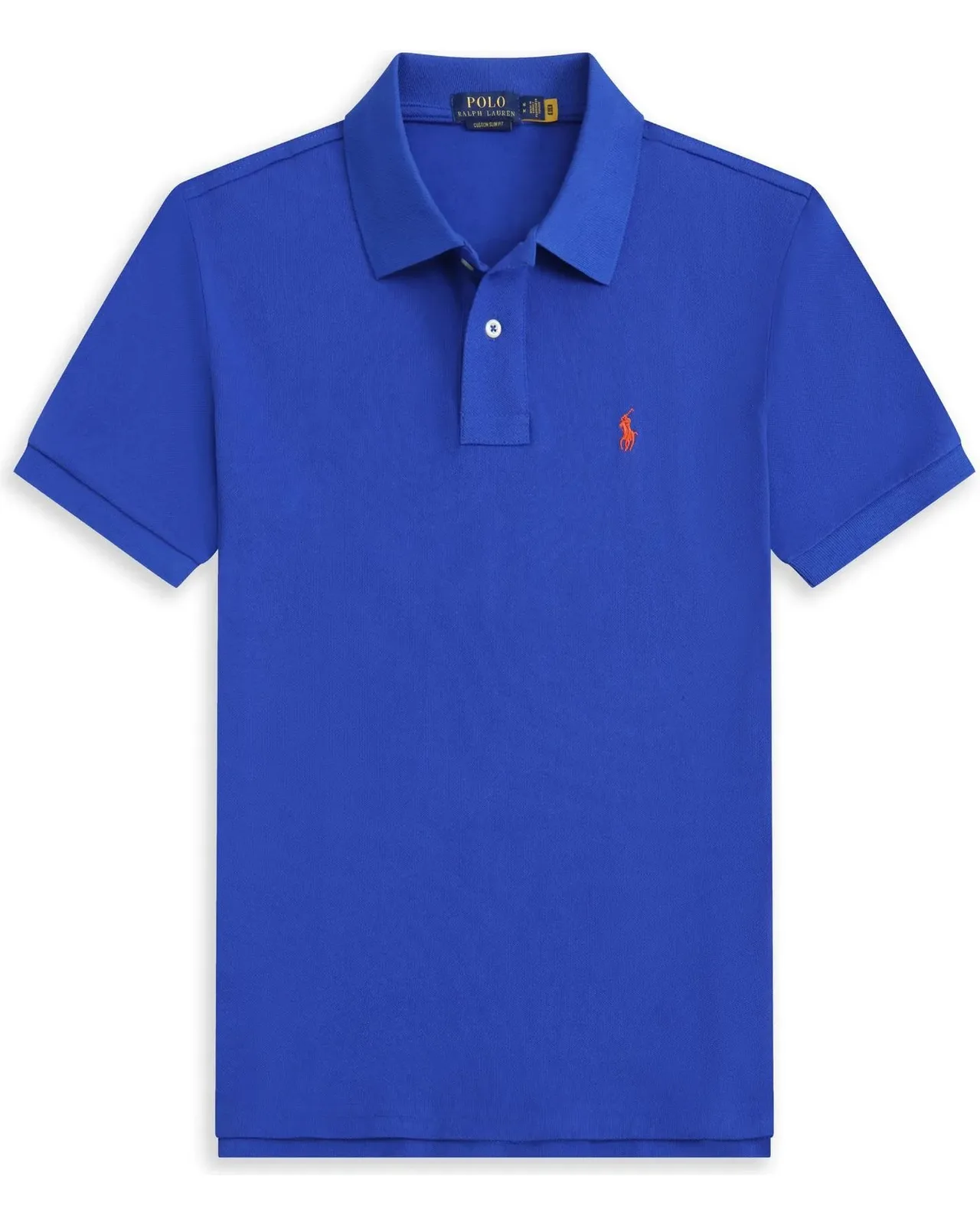 Azul Com Símbolo Laranja
