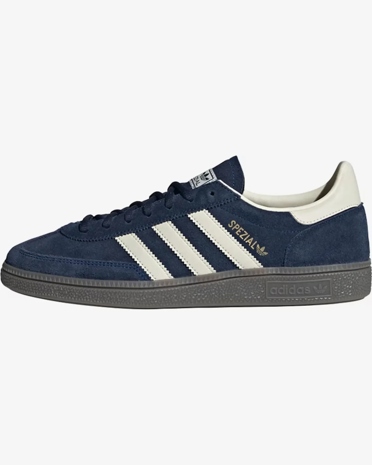 Adidas Adidas Originals Handball Spezial Marinho numa prateleira iluminada